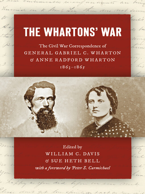 Title details for The Whartons' War by William C. Davis - Available